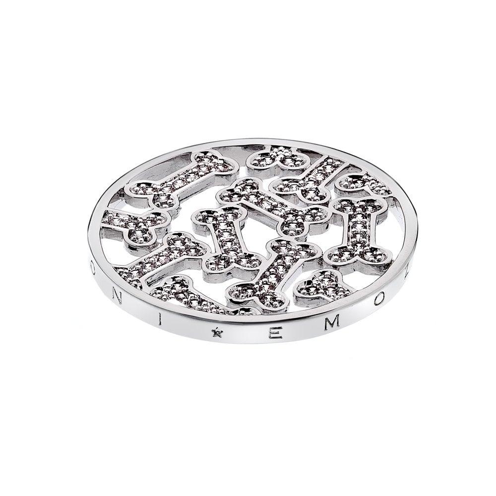 Emozioni Dog Bone Silver Plated Coin