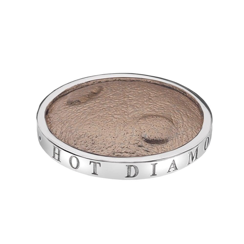 Emozioni Faux Ostrich Beige Coin