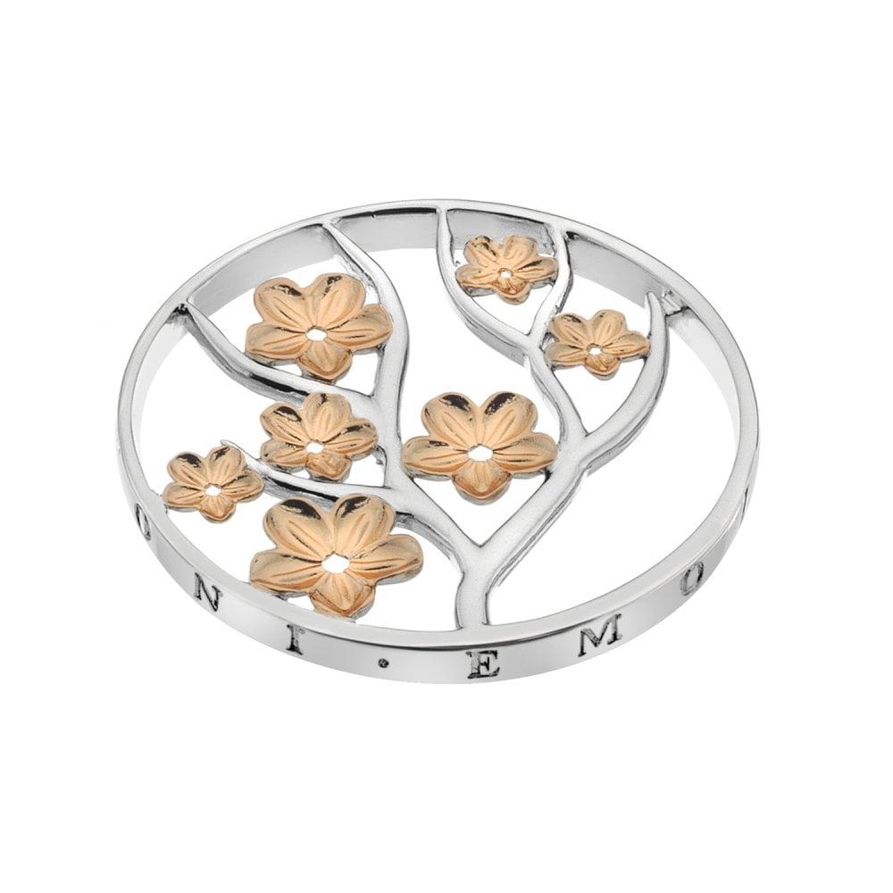 Emozioni Fiore Coin - Rose Gold Plate