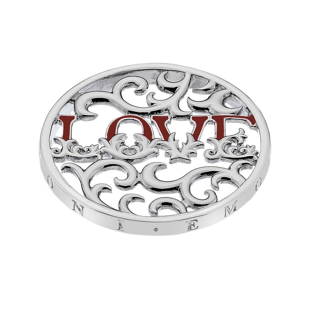 Emozioni Love Wreath Silver Plated Coin