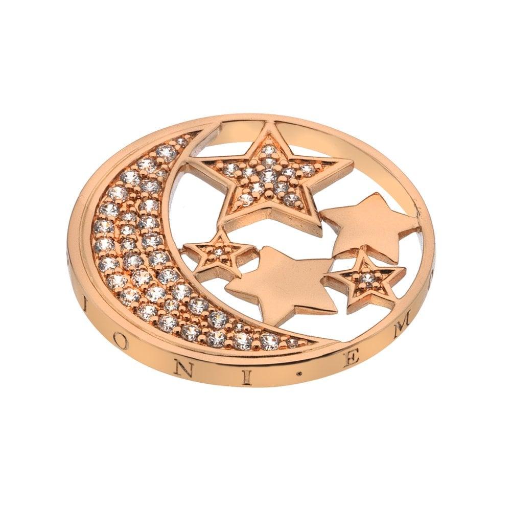 Emozioni Notturno Coin - Rose Gold Plate
