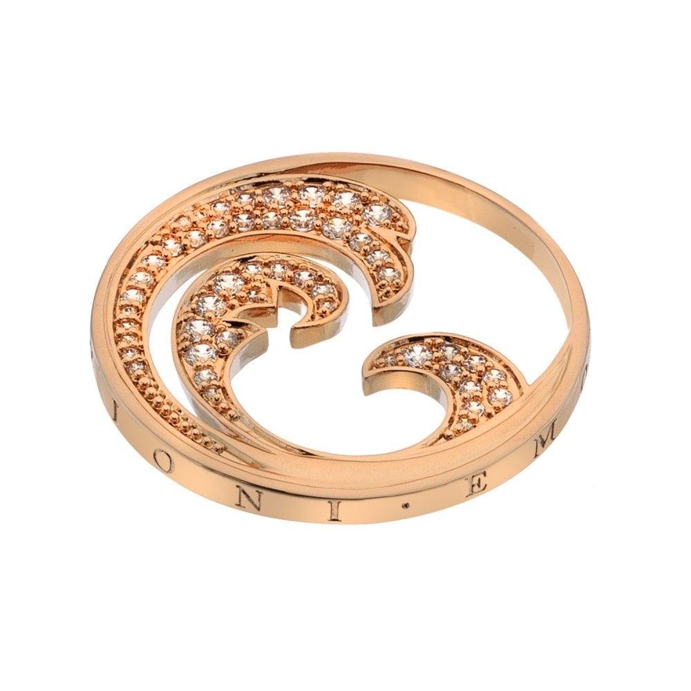 Emozioni Oceano Coin - Rose Gold Plate