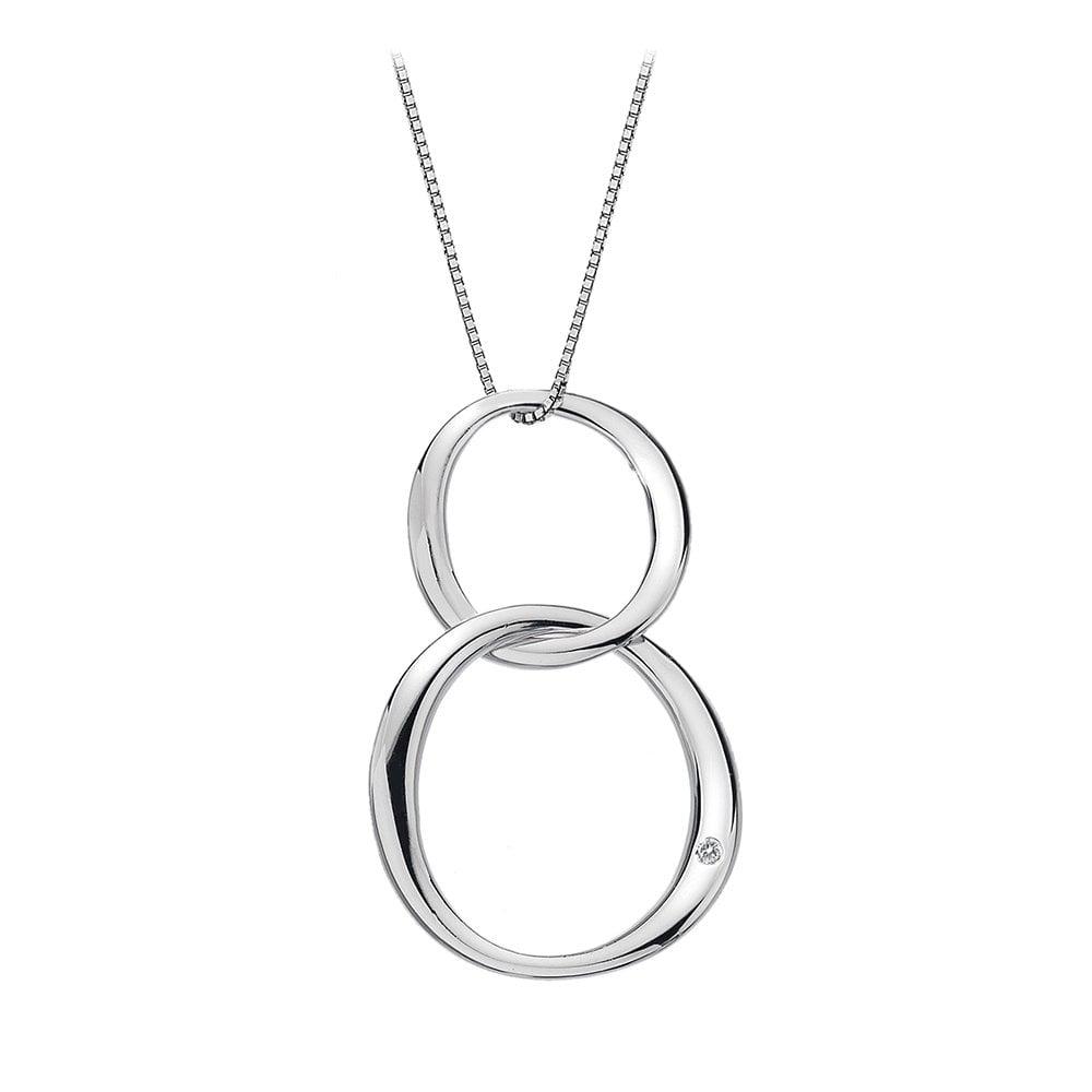 Go with the Flow Double Circle Pendant