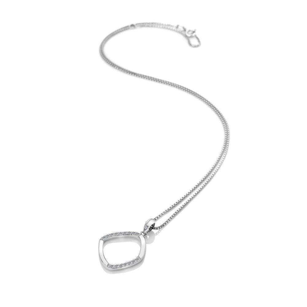 Behold White Topaz Pendant, Large