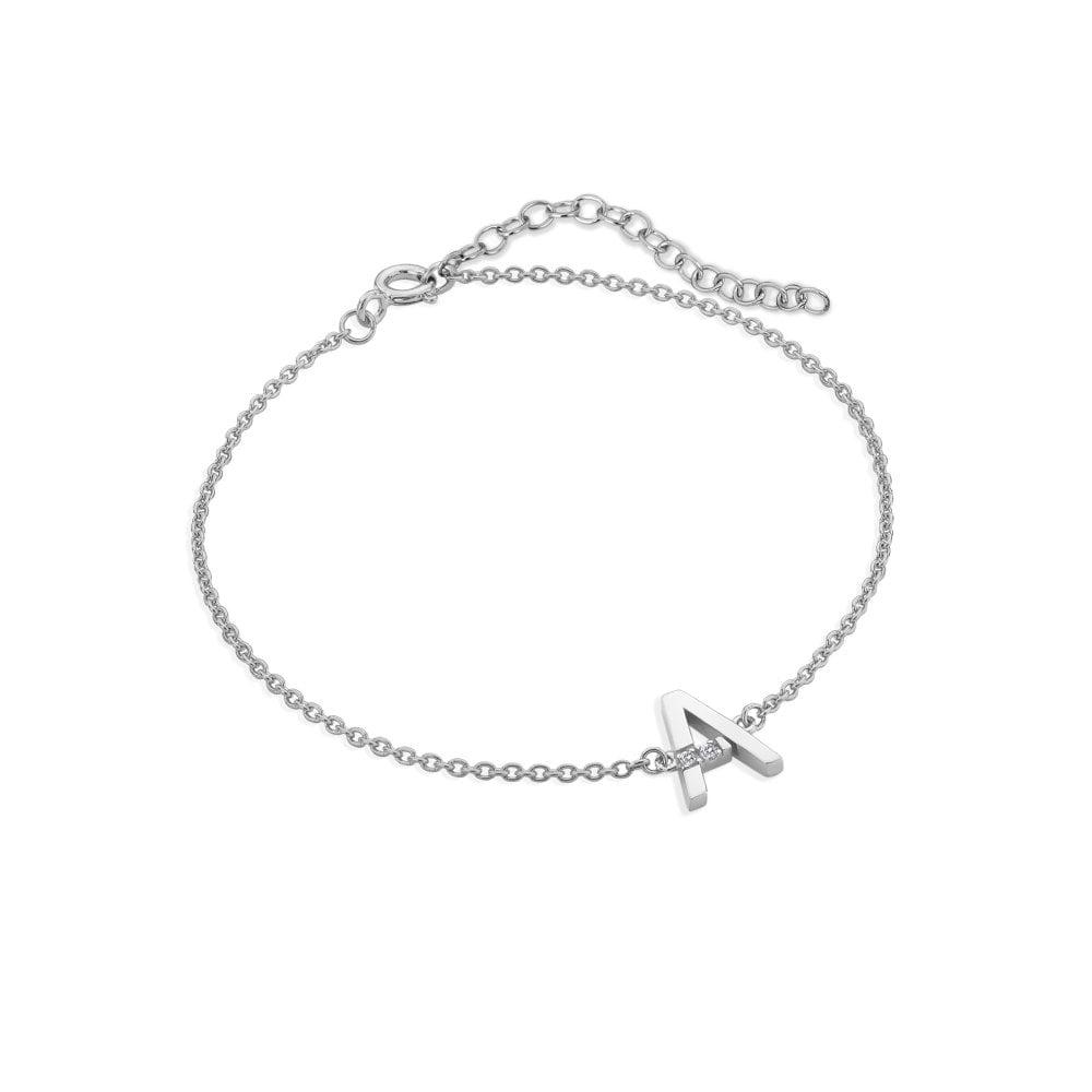 Diamond Letter a Bracelet