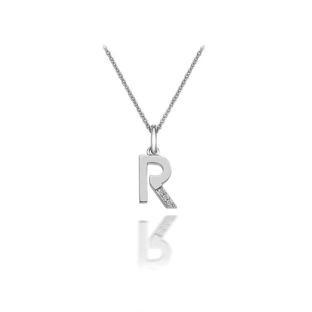 Initial Pendant Letter R
