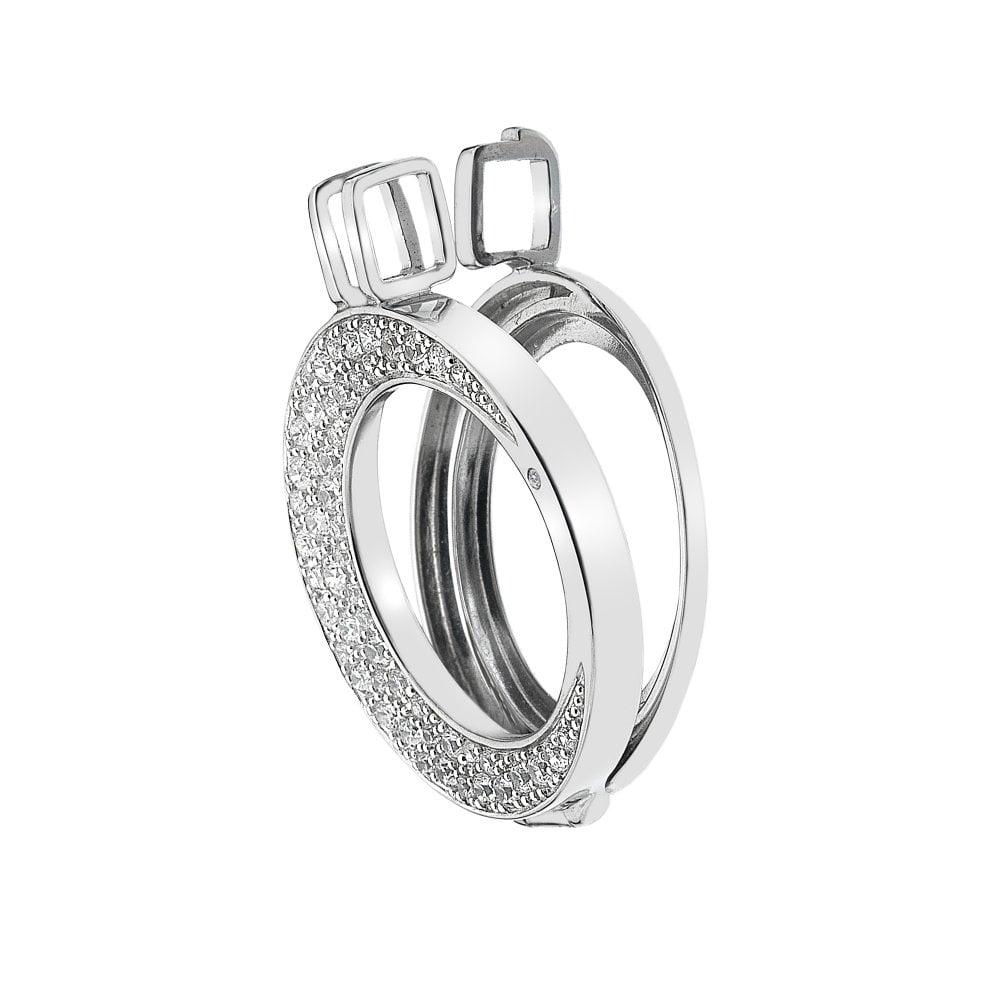 Emozioni Mezzaluna Sterling Silver Coin Keeper