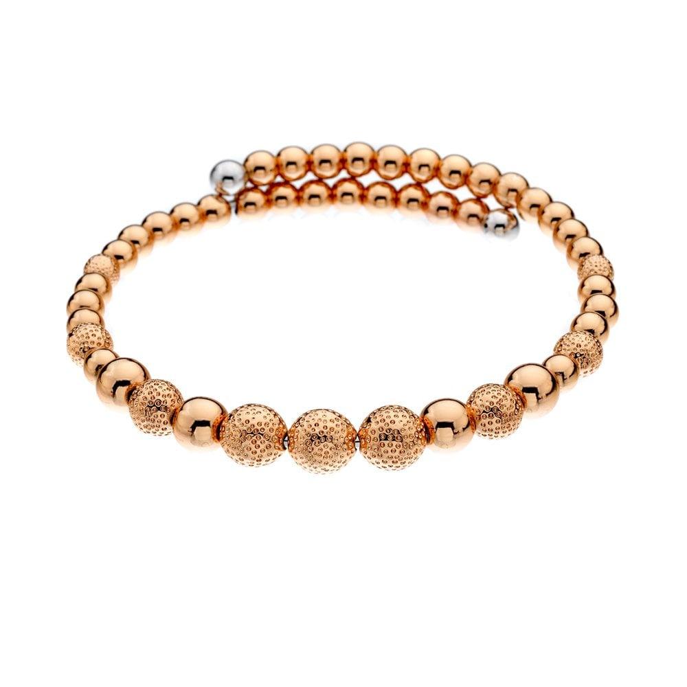 Emozioni Rose Gold Ula Wrap Bangle