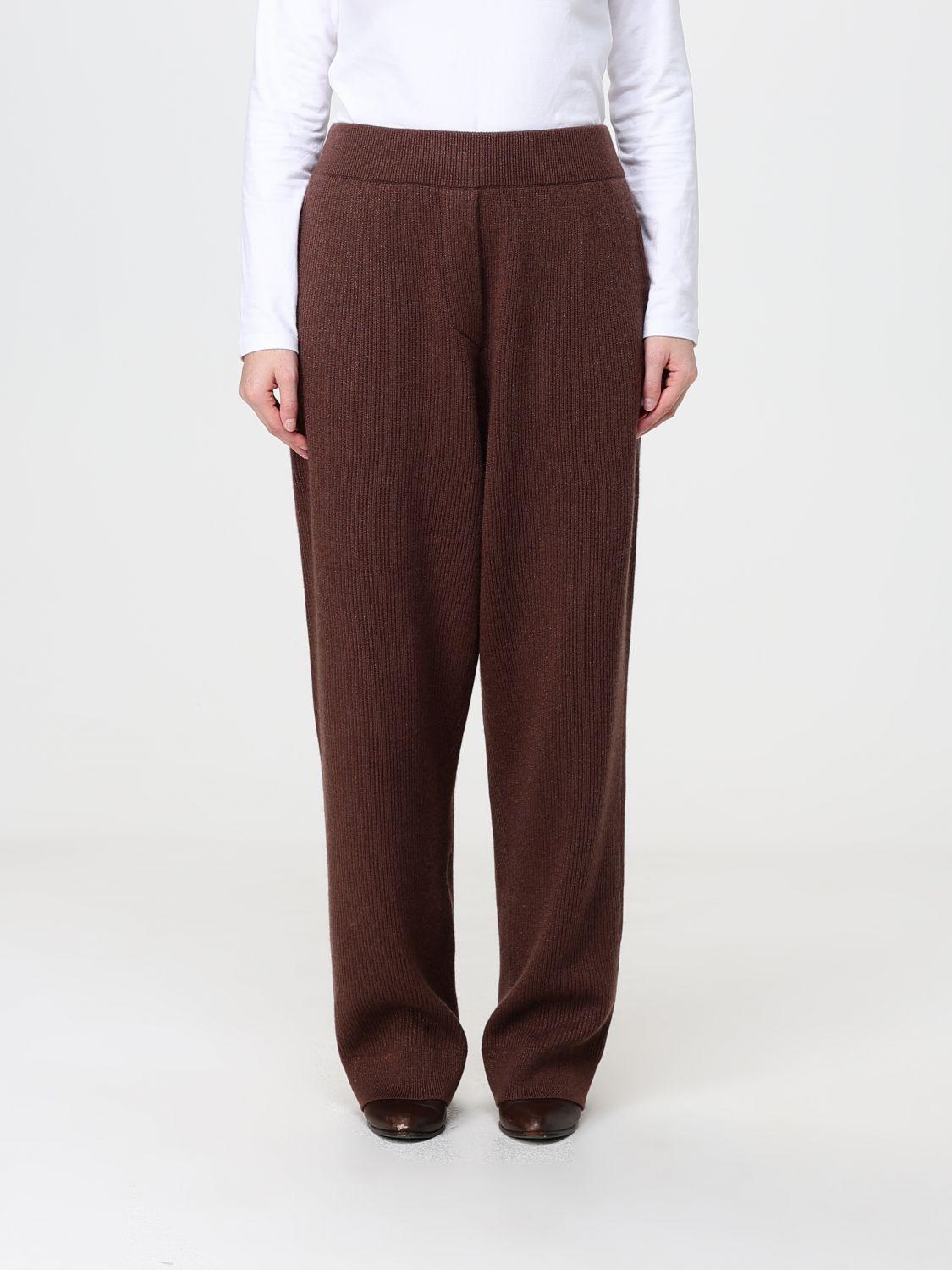 Mid-Rise Wide-Leg Trousers in Cashmere Blend Knit