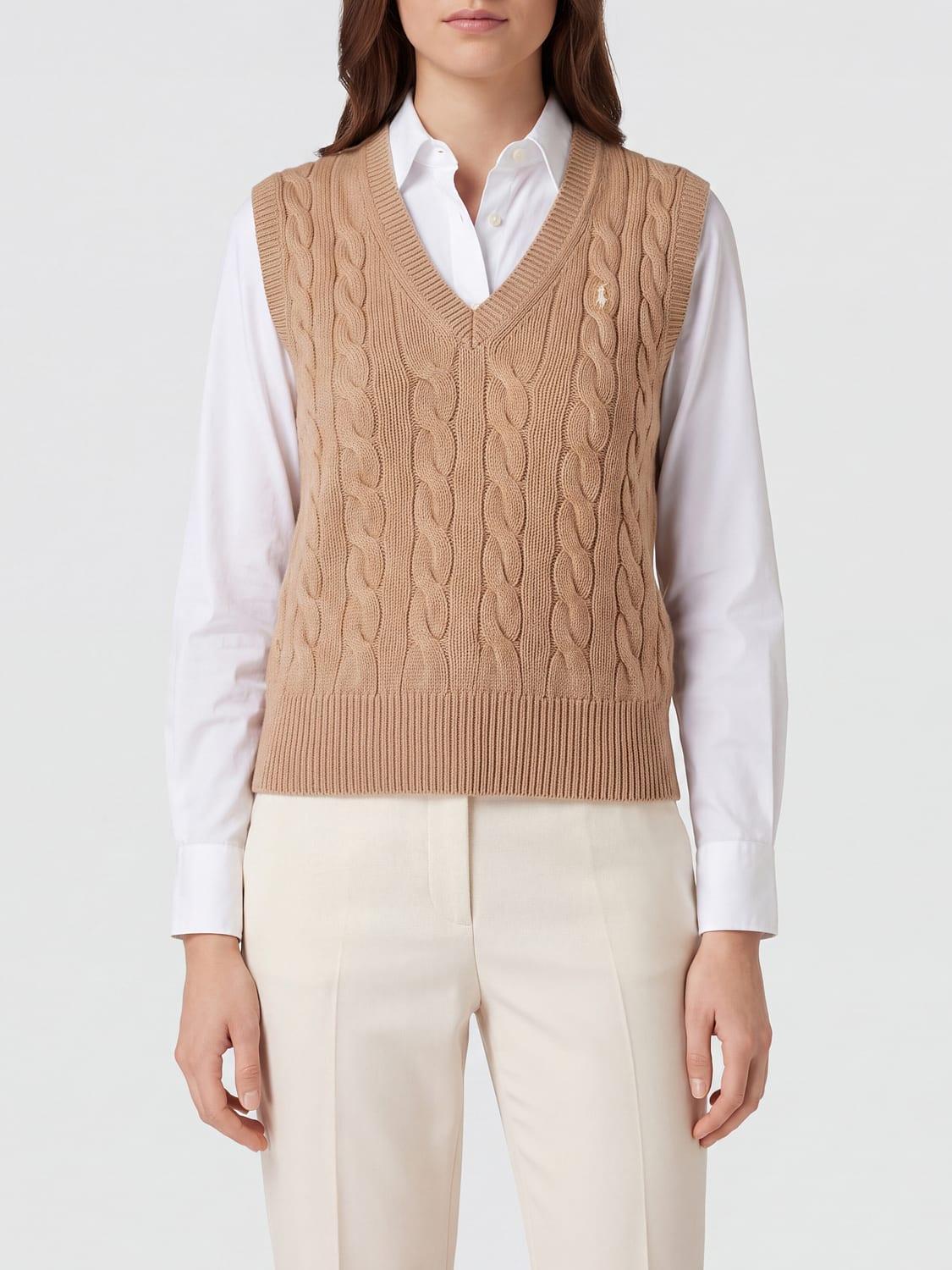 Short-Sleeve Cable-Knit Wool and Cashmere V-Neck Jumper