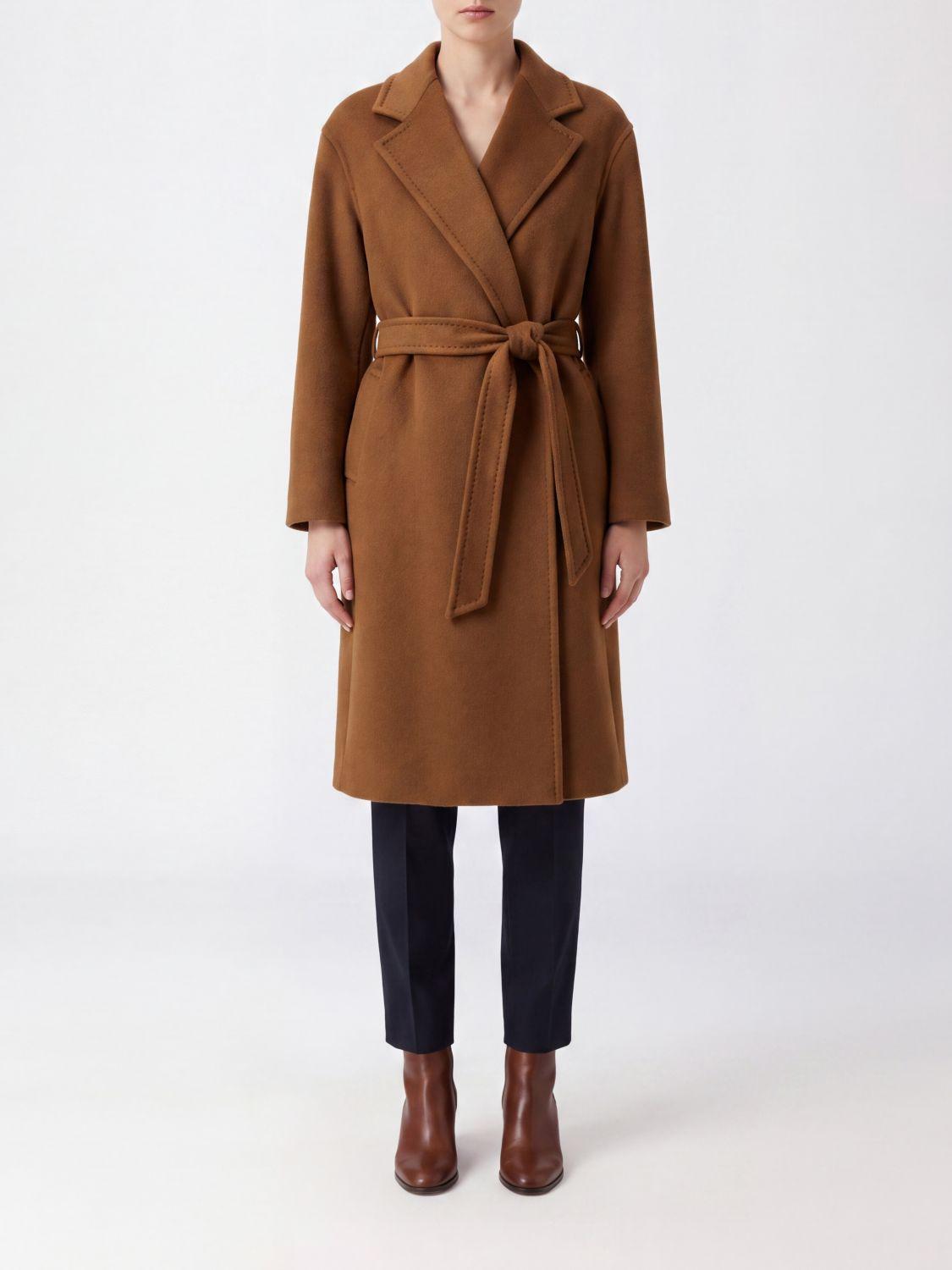 Belted Robe Coat in 100% Pure Cashmere