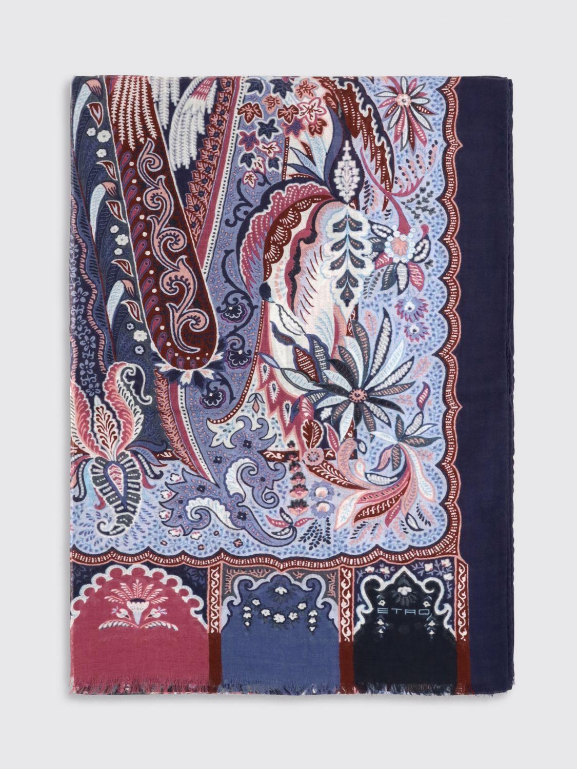 Men’s Modal and Cashmere Blend Scarf with All-Over Paisley Print
