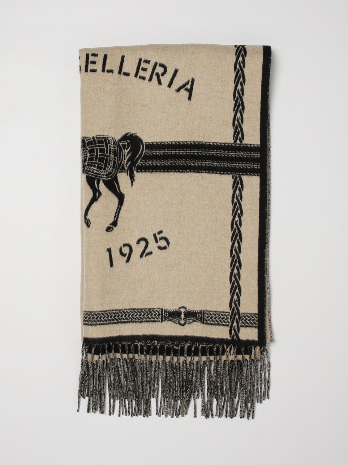 Selleria Logo-Print Wool and Cashmere-Blend Scarf