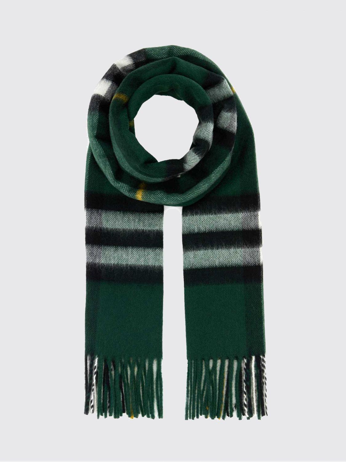 100% Cashmere Check Scarf with Fringed Edges