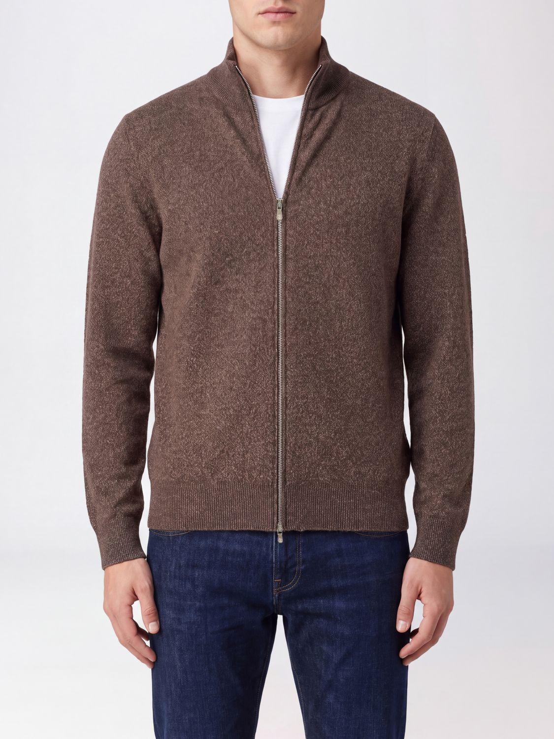Pure Cashmere Polo Neck Zip Cardigan