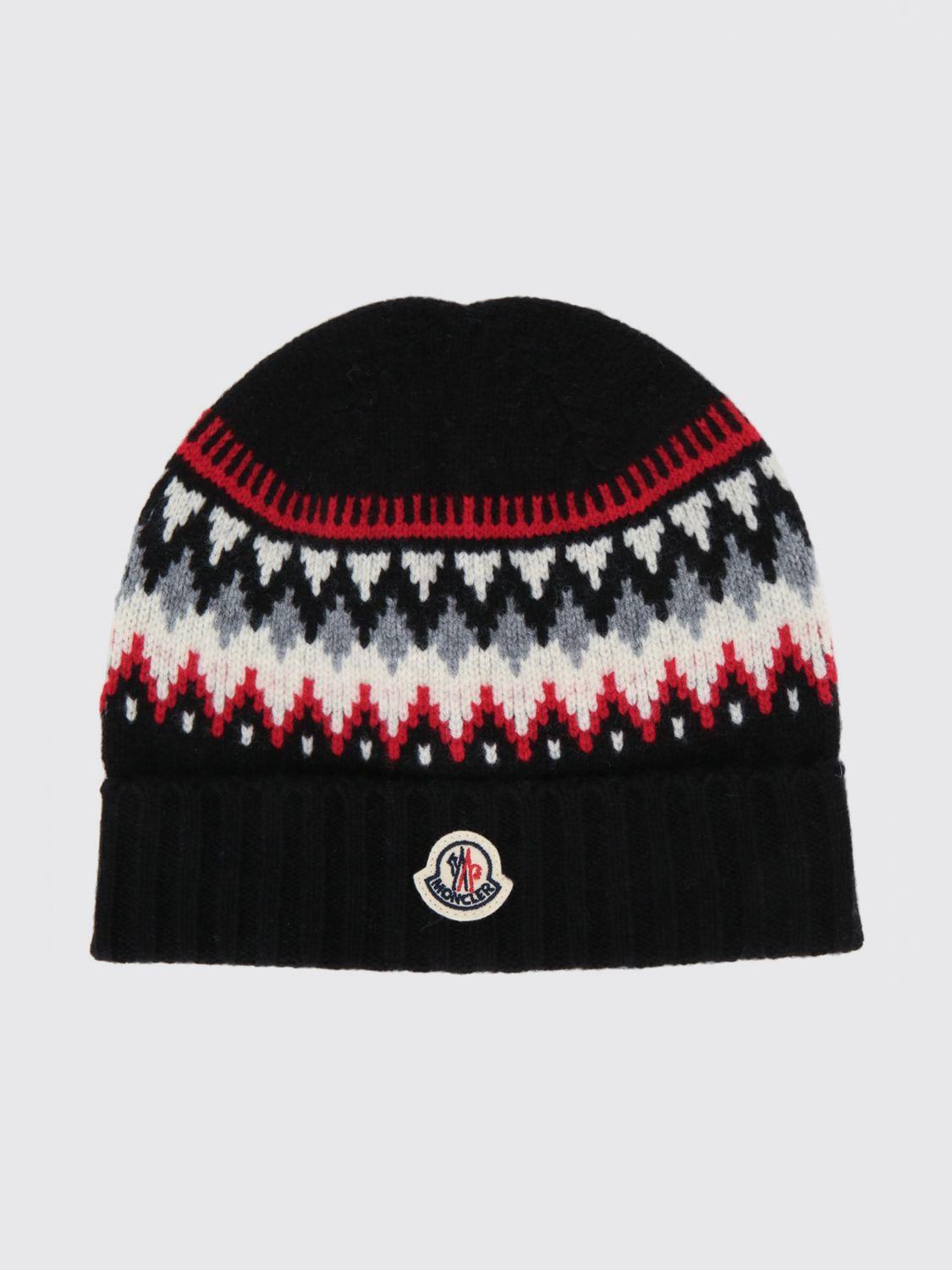 Boy’s Ethnic Pattern Wool and Cashmere Beanie with Cuff