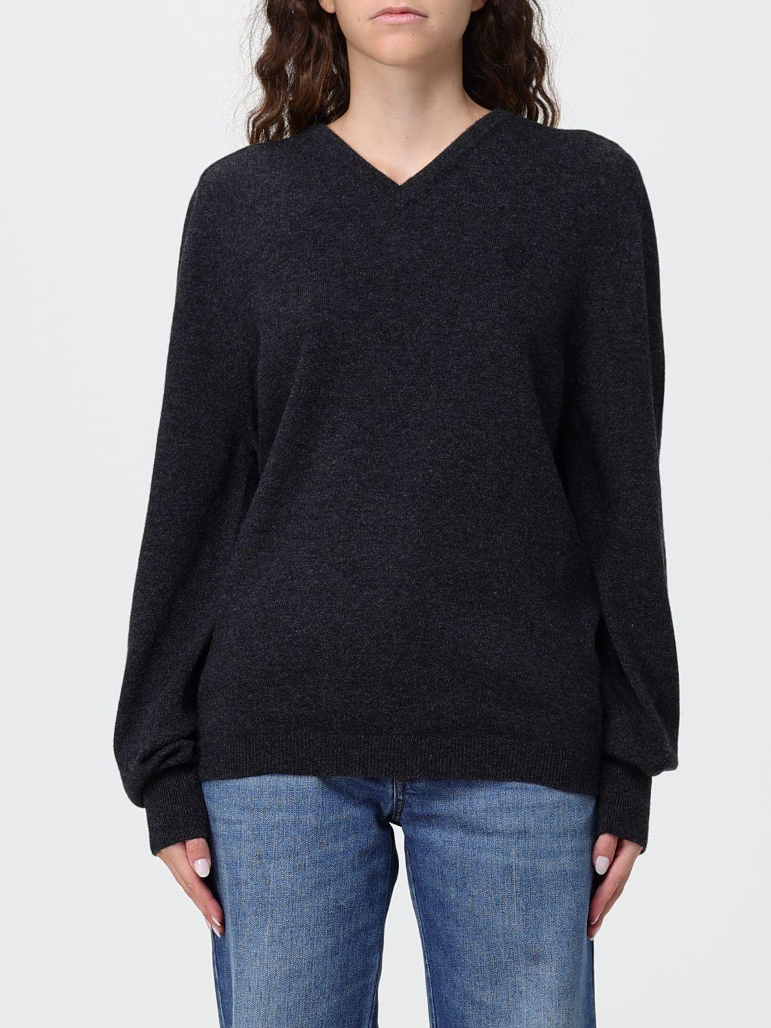 Pure Cashmere V-Neck Jumper with Ribbed Trims