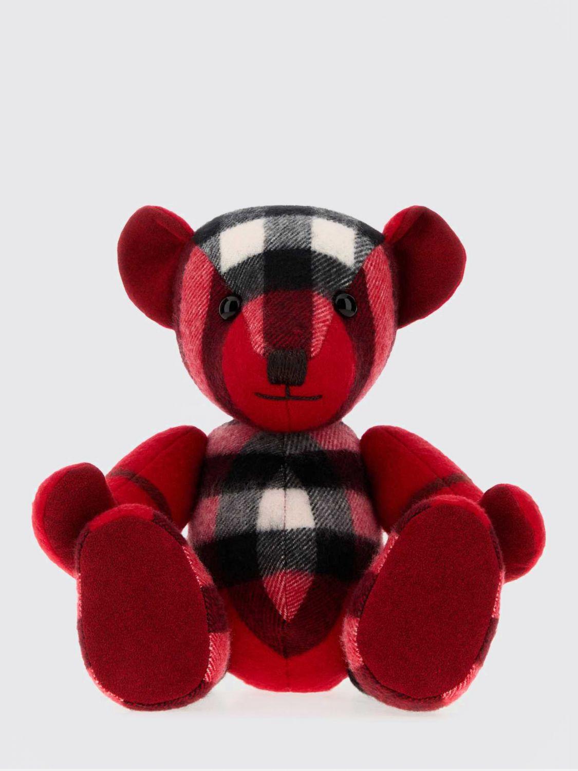 Boy’s Animal-Shaped Check Cashmere Plush Toy