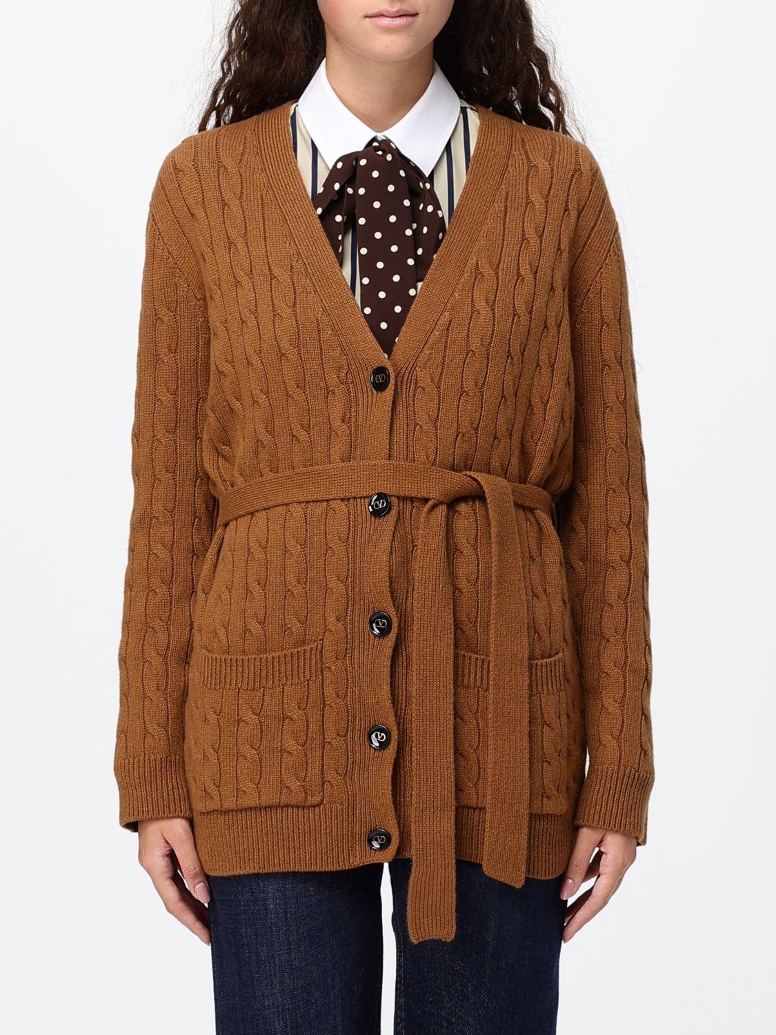 Belted Cardigan in 100% Cashmere with Tie-Waist