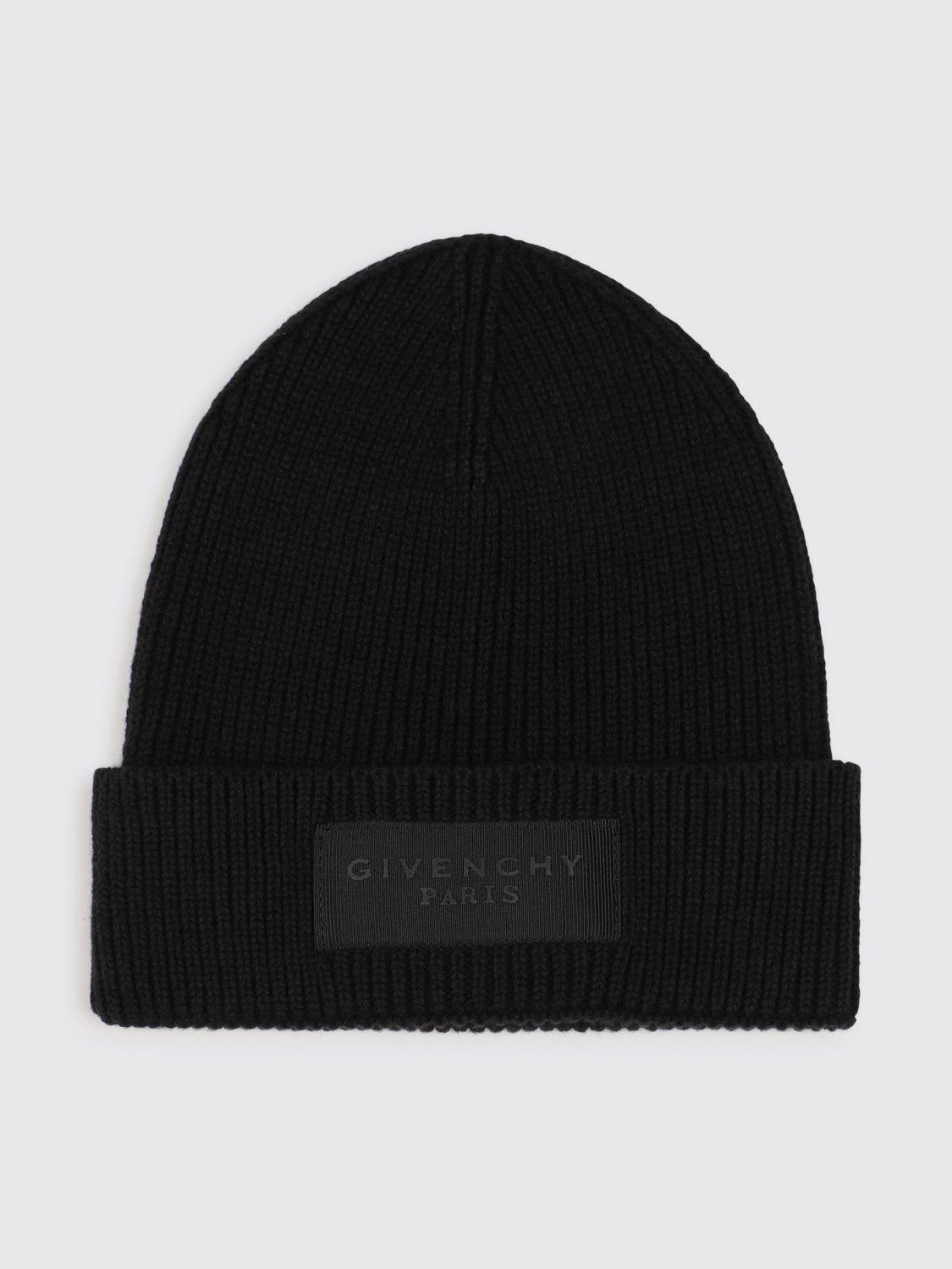 Boy’s Ribbed Cotton and Cashmere Logo Beanie