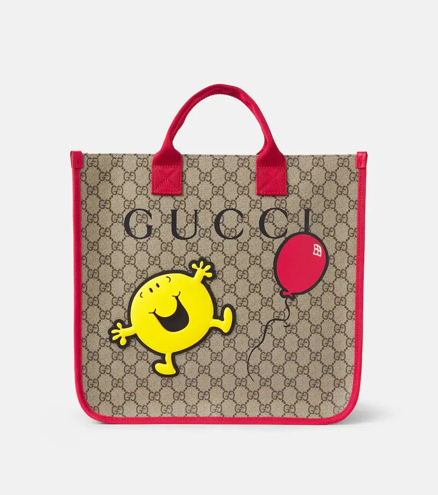 Gucci Kids X Mr. Men Little Miss GG Canvas Tote Bag