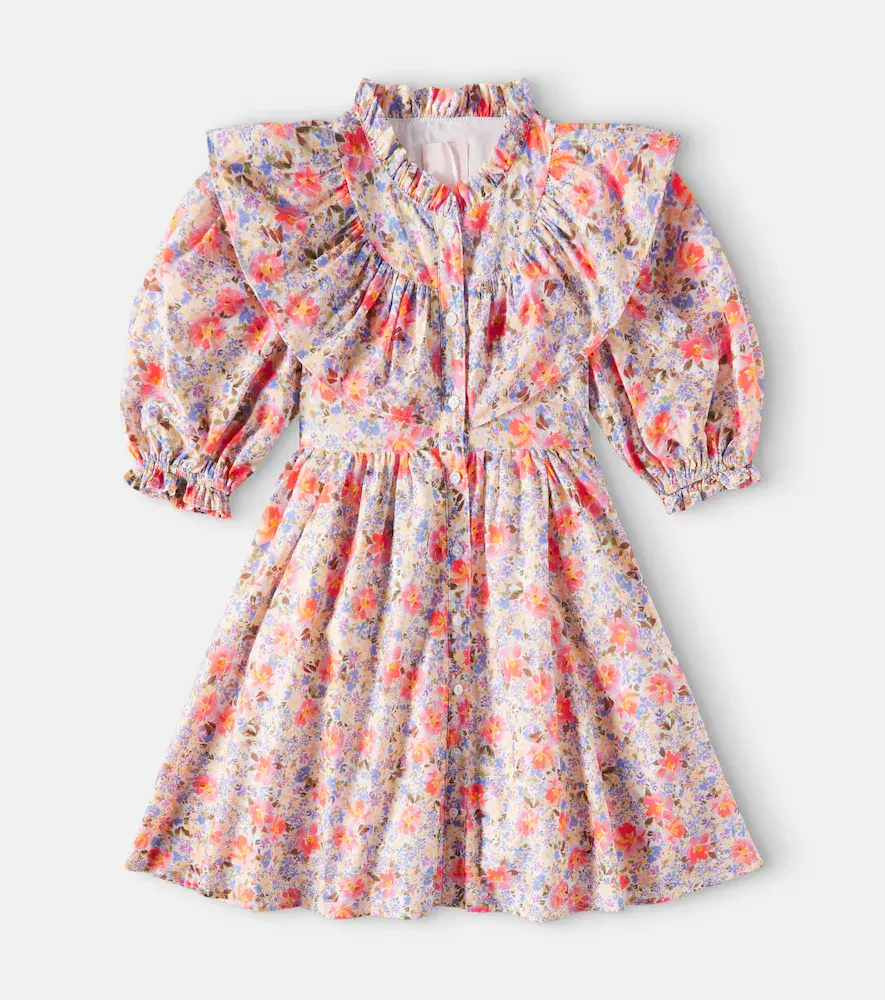 Petite Amalie Floral Cotton Voile Dress