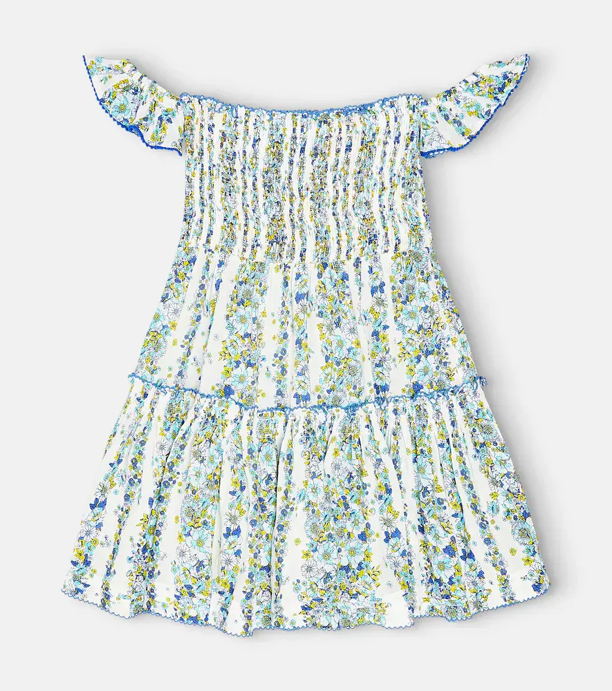 Poupette St Barth Kids Aurora Floral Dress