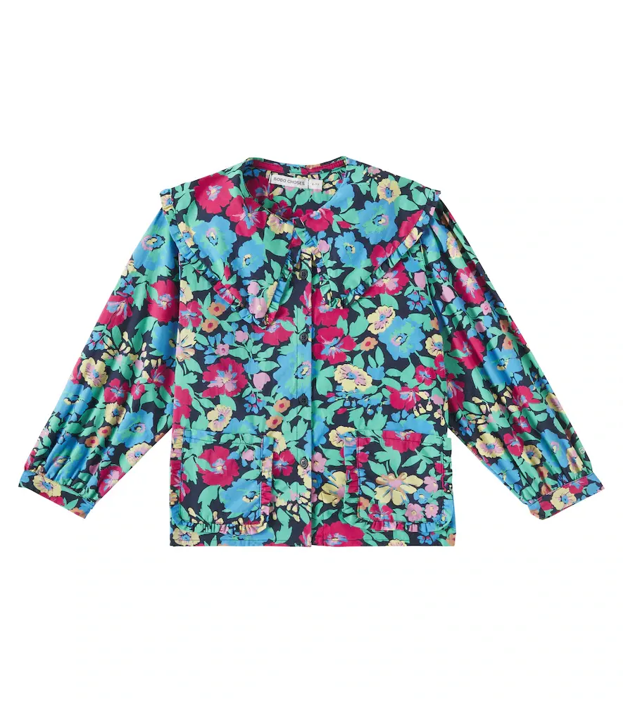 Bobo Choses Floral Cotton Shirt