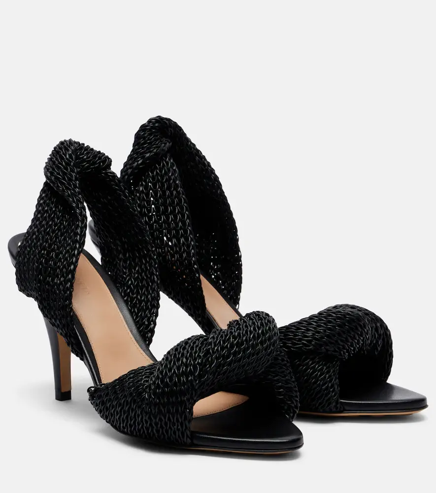 Bottega Veneta Grace Leather Sandals