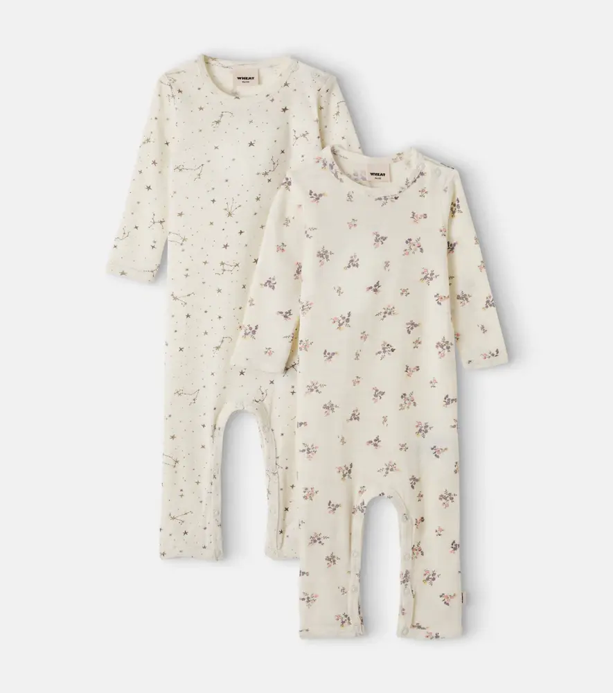 Baby Haven Set of 2 Printed Wool Onesies