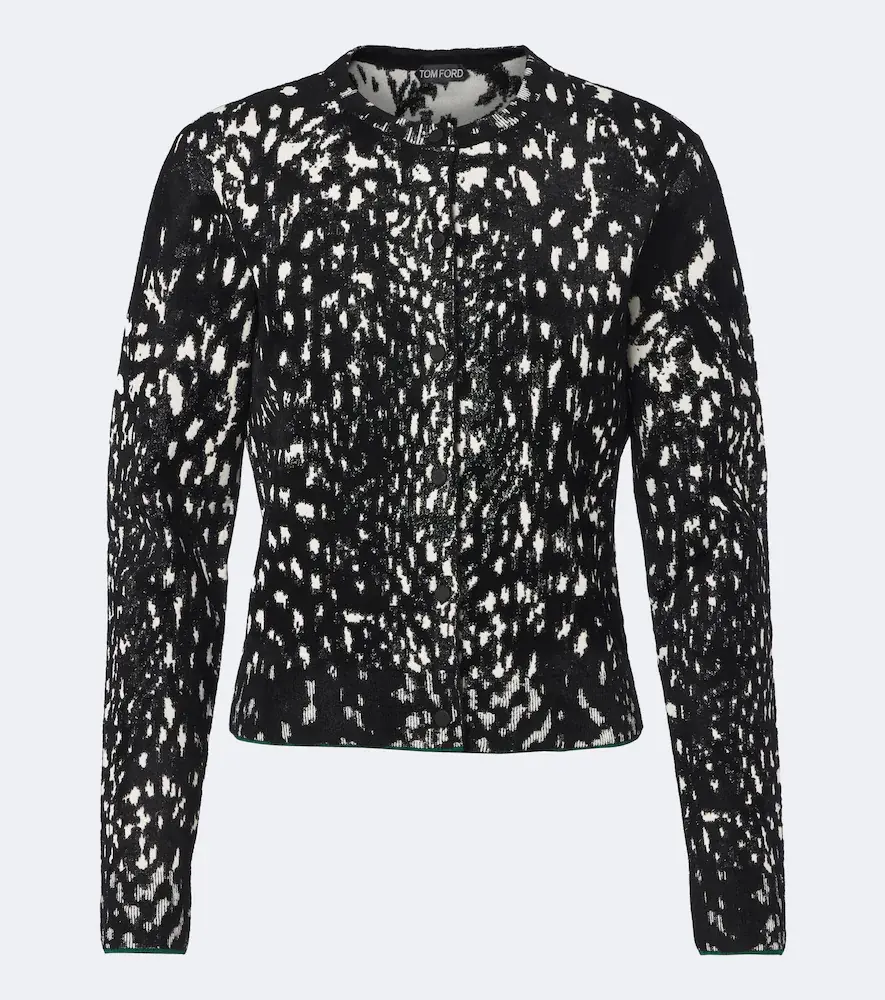 Tom Ford Velvet Jacquard Cardigan