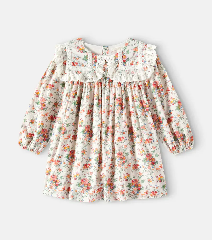 Louise Misha Arinola Floral Cotton Voile Dress