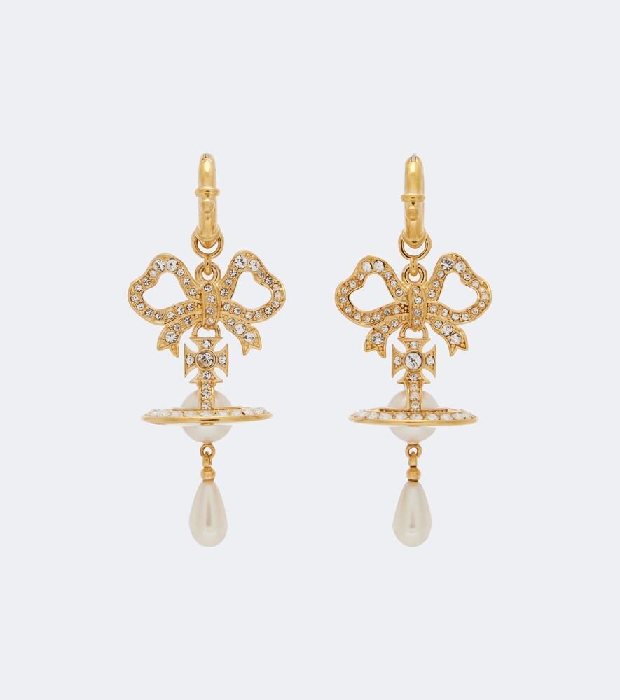 Vivienne Westwood Rigoberta Embellished Faux Pearl Earrings