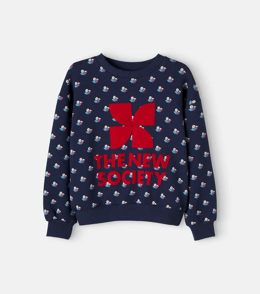 The New Society TNS Printed Cotton Sweatshirt