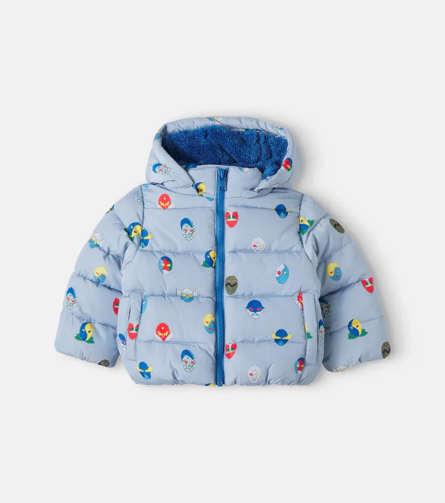 Stella McCartney Kids Baby Printed Hooded Puffer Jacket