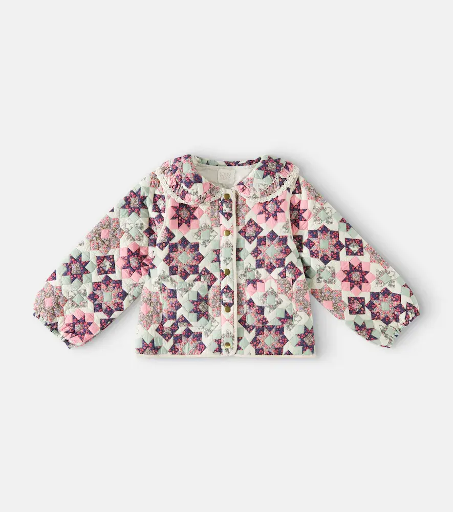 Louise Misha Joulia Patchwork Cotton Jacket