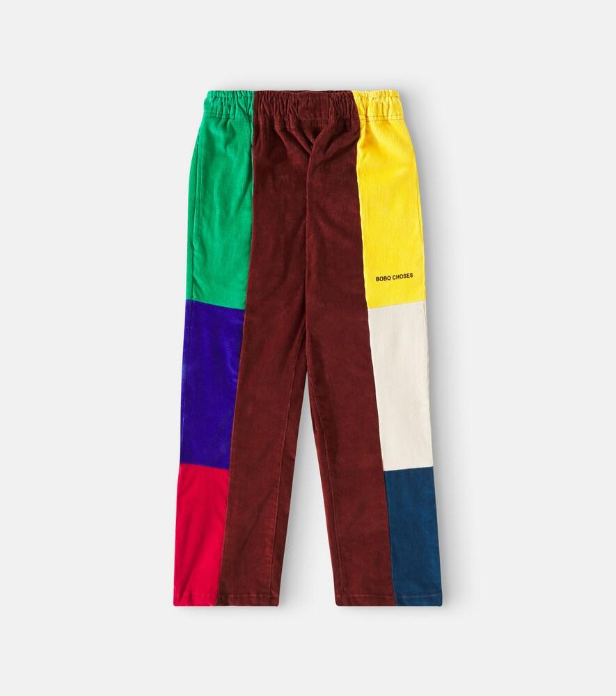 Bobo Choses Bobo Chooses Colorblocked Corduroy Pants