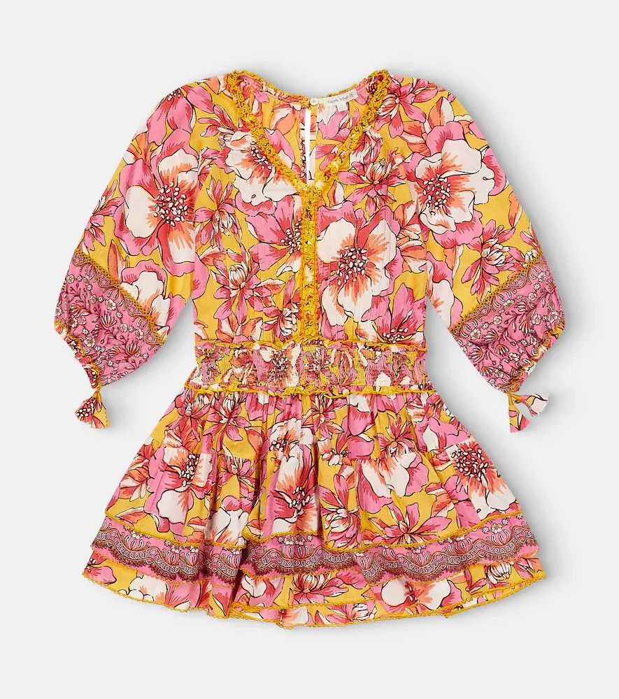 Poupette St Barth Kids Ariel Floral Dress