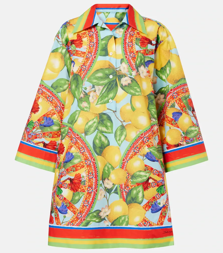 & Gabbana Oversized Printed Shirt