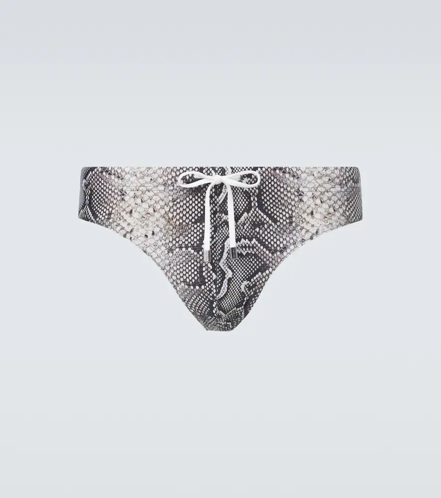 Tom Ford Snake-print Swim Briefs