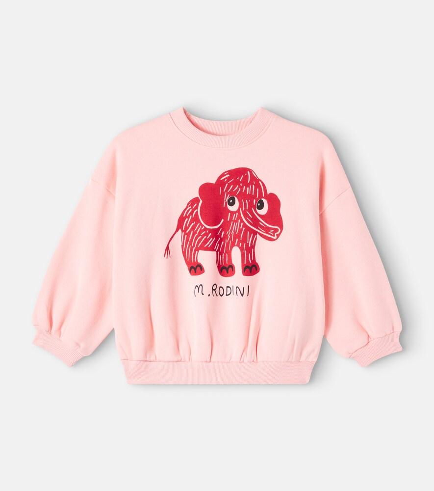 Mini Rodini Mammoth Cotton Jersey Sweatshirt