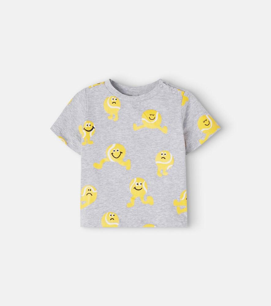 Stella McCartney Kids Baby Printed Cotton-blend Jersey T-shirt