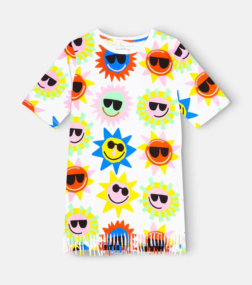 Stella McCartney Kids Printed Cotton Jersey T-shirt Dress