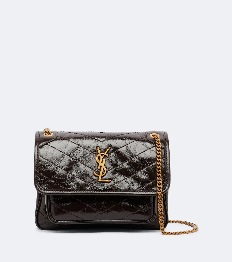 Saint Laurent Niki Small Leather Shoulder Bag