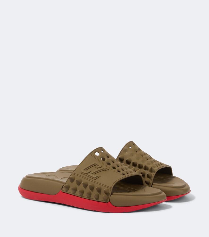 Christian Louboutin Take It Easy Spiked Slides
