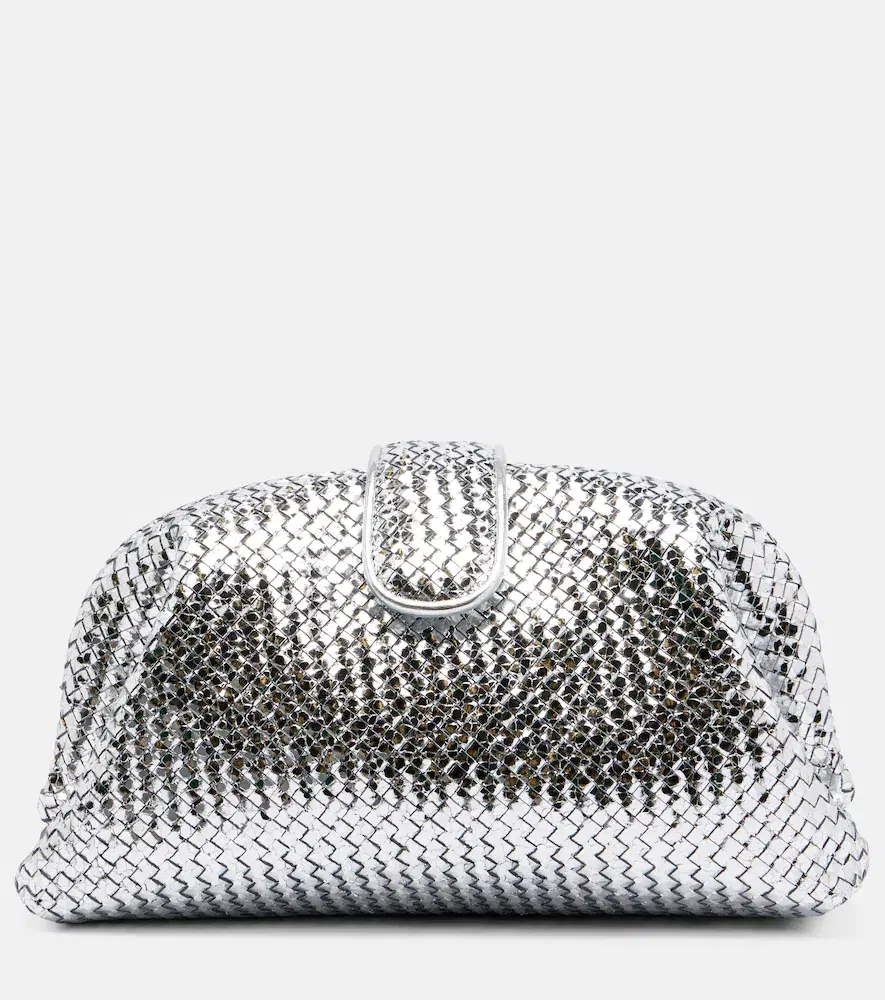 Bottega Veneta Lauren 1980 Medium Leather Clutch