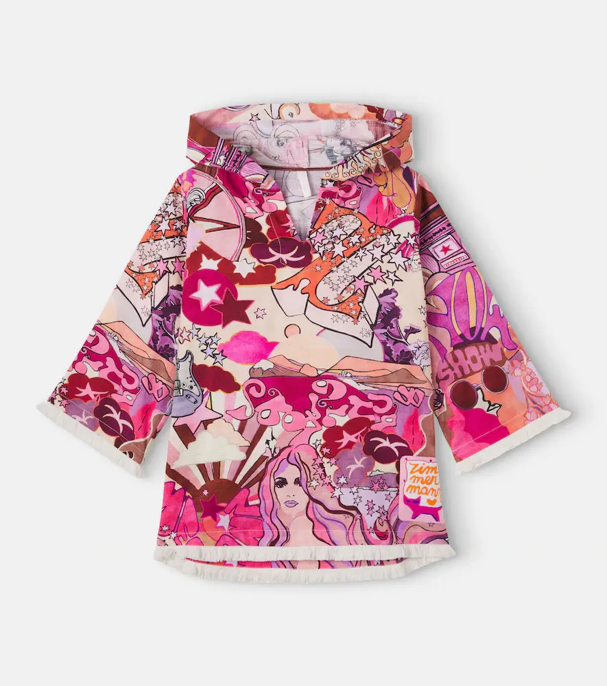 Zimmermann Kids Printed Cotton Dress