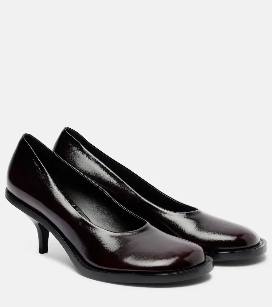 Dries van Noten 60 Leather Pumps