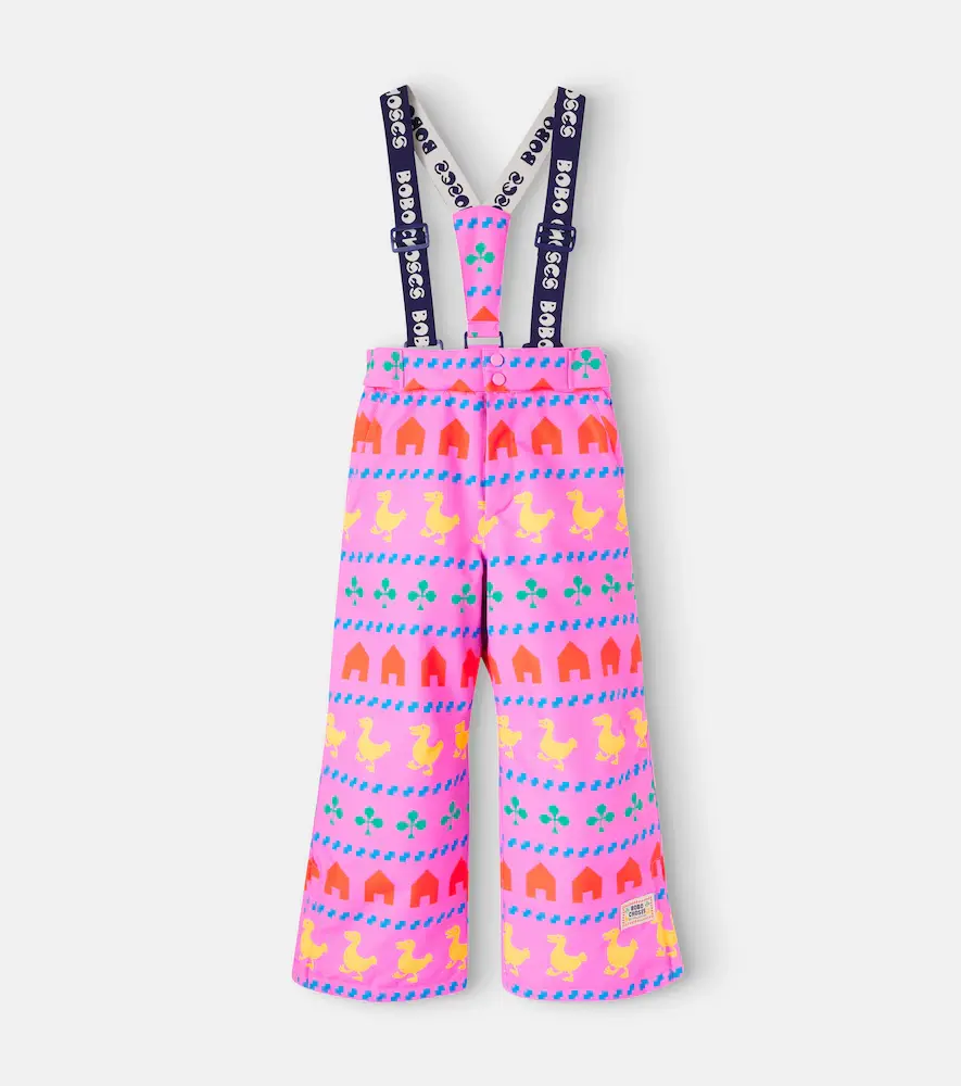 Bobo Choses Printed Ski Salopettes