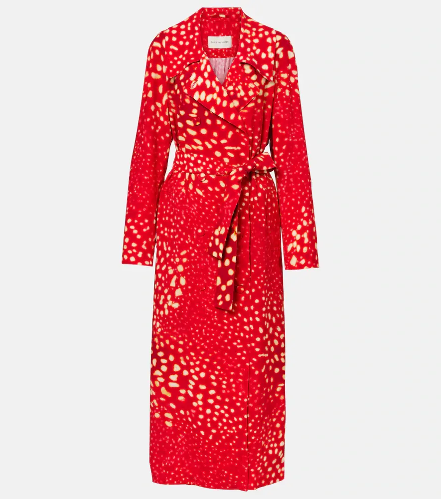 Dries van Noten Printed Coat